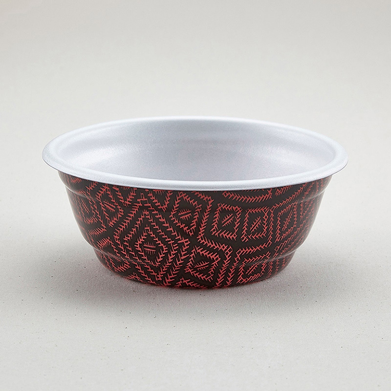 青葉紙業 麺容器 めん重 本体 らんたい 220417 50個/袋（ご注文単位9袋）【直送品】