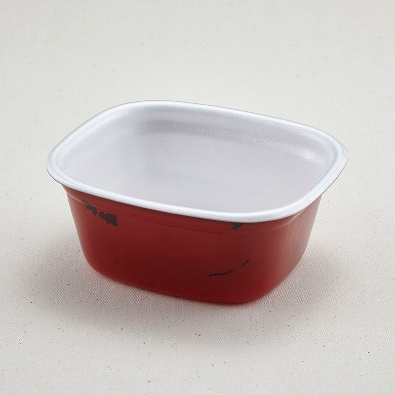 青葉紙業 丼容器 たま重 本体 赤うるし 220604 100個/袋（ご注文単位8袋）【直送品】