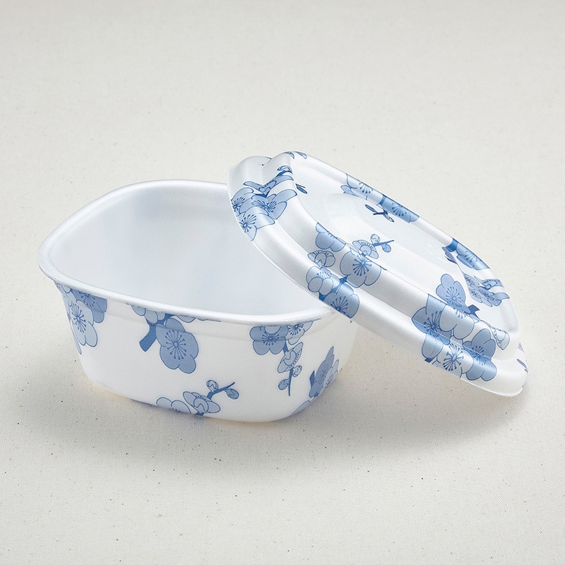青葉紙業 丼容器 たま重 本体・蓋セット うめ 220758 50枚/袋（ご注文単位8袋）【直送品】