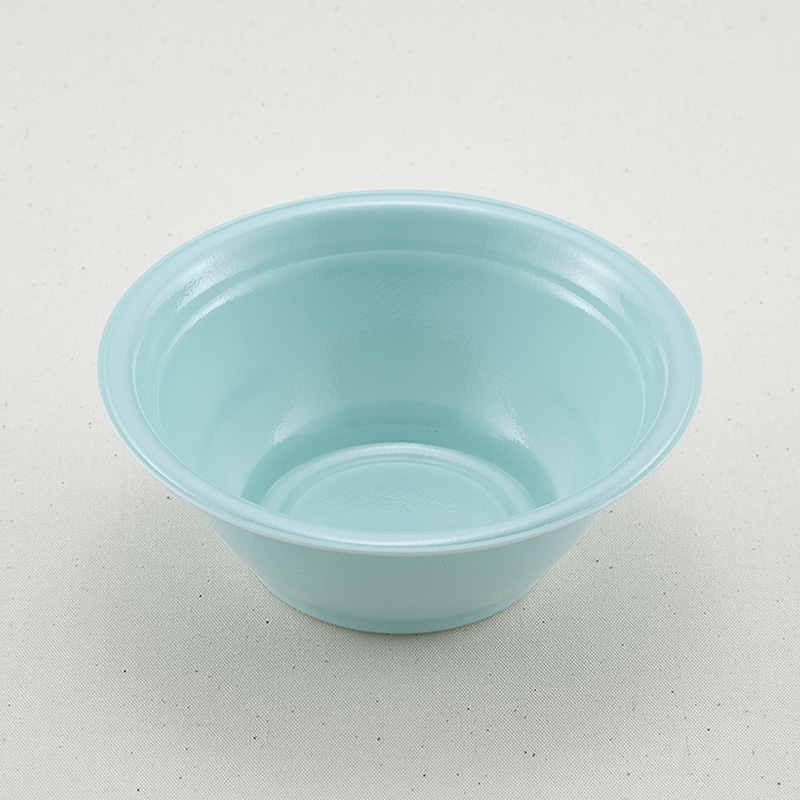 青葉紙業 麺容器 ラーメン 本体 小 青磁 221329 50個/袋（ご注文単位12袋）【直送品】