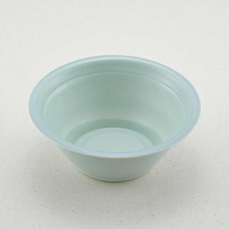 青葉紙業 麺容器 ラーメン 本体 小 耐熱青磁 221342 50個/袋（ご注文単位12袋）【直送品】