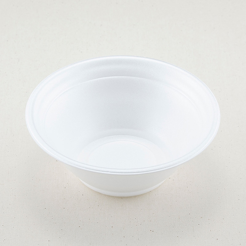 青葉紙業 麺容器 ラーメン 本体 中 白 221521 50個/袋（ご注文単位9袋）【直送品】