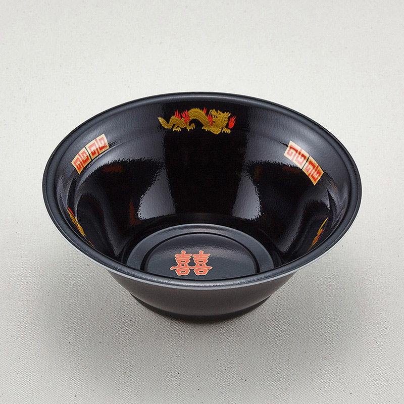 青葉紙業 麺容器 ラーメン 本体 中 黒龍 221538 50個/袋（ご注文単位18袋）【直送品】