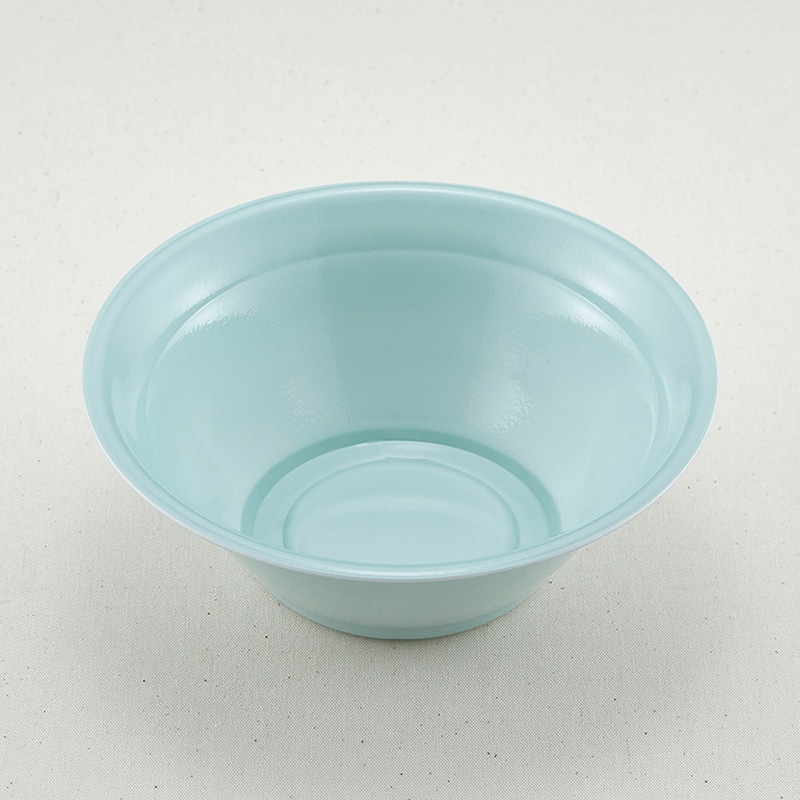 青葉紙業 麺容器 ラーメン 本体 中 青磁 221542 50個/袋（ご注文単位18袋）【直送品】