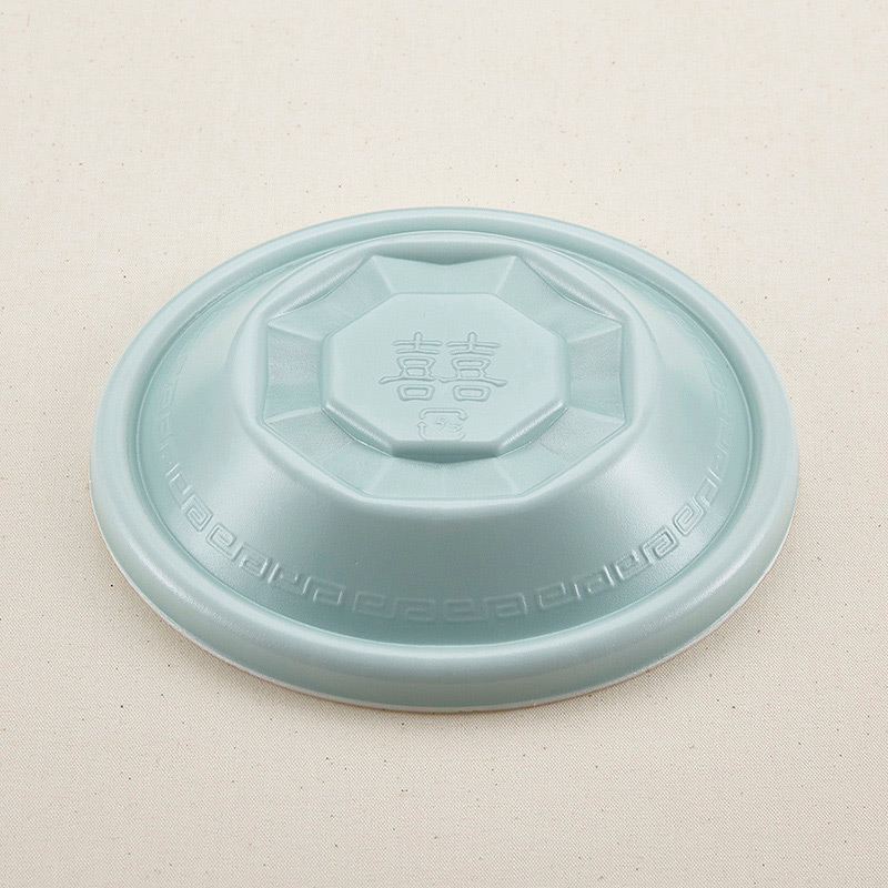 青葉紙業 麺容器 ラーメン 蓋 中 青磁 221629 50枚/袋（ご注文単位9袋）【直送品】