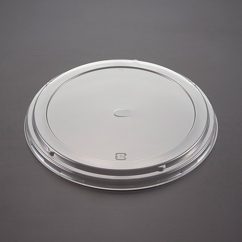 青葉紙業 麺容器 ラーメン 蓋 透明 U字孔 221636 50枚/袋（ご注文単位18袋）【直送品】