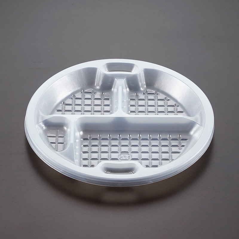 青葉紙業 麺容器 ラーメン 中仕切1 中 嵌合タイプ 221640 50枚/袋（ご注文単位9袋）【直送品】