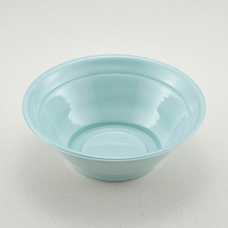 青葉紙業 麺容器 ラーメン 本体 大 青磁 221729 50個/袋（ご注文単位8袋）【直送品】