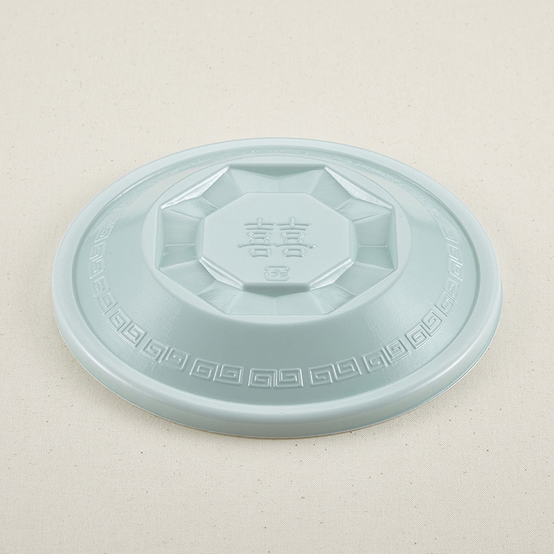 青葉紙業 麺容器 ラーメン 蓋 大 青磁 221759 50枚/袋（ご注文単位8袋）【直送品】