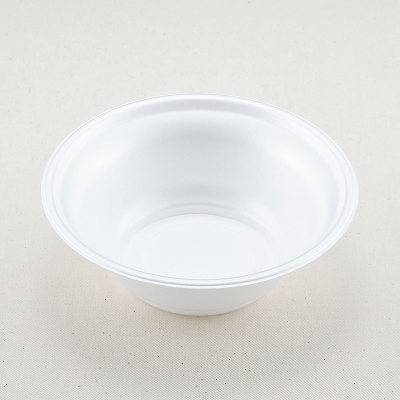 青葉紙業 麺容器 ラーメン 本体 中浅 白 221850 50枚/袋（ご注文単位18袋）【直送品】