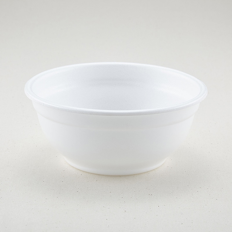 青葉紙業 麺容器 でかどん 本体 白ラミ 222001 50枚/袋（ご注文単位9袋）【直送品】