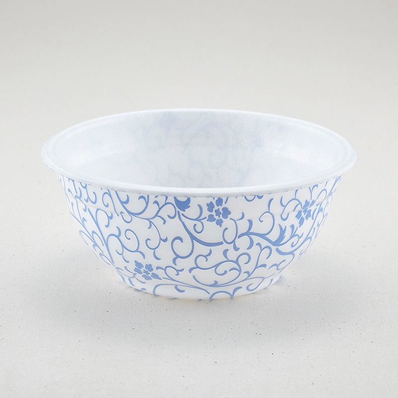 青葉紙業 麺容器 でかどん 本体 からくさ 222015 50個/袋（ご注文単位9袋）【直送品】