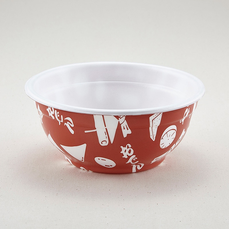 青葉紙業 麺容器 でかどん 本体 おでん 222044 50枚/袋（ご注文単位9袋）【直送品】