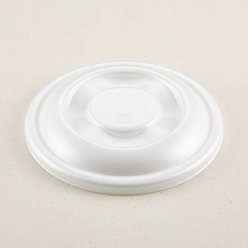 青葉紙業 麺容器 でかどん 蓋 白ラミ 222101 50枚/袋（ご注文単位9袋）【直送品】