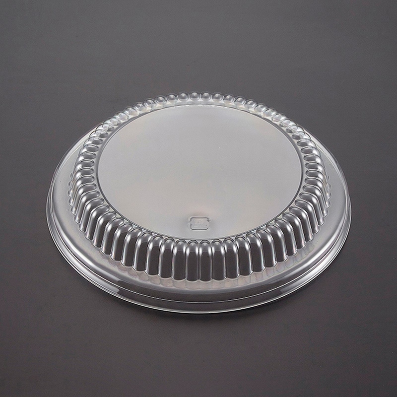 青葉紙業 深皿容器 まるざら 蓋 透明 165 222230 100枚/袋（ご注文単位6袋）【直送品】