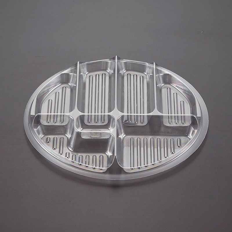 青葉紙業 深皿容器 まるざら 中仕切3 205 222444 50枚/袋（ご注文単位10袋）【直送品】