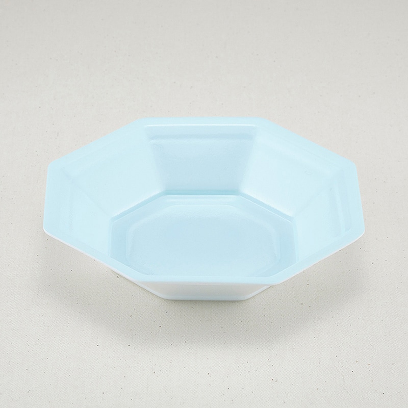 青葉紙業 丼容器 八角皿 本体 中 青磁 224102 50枚/袋（ご注文単位12袋）【直送品】