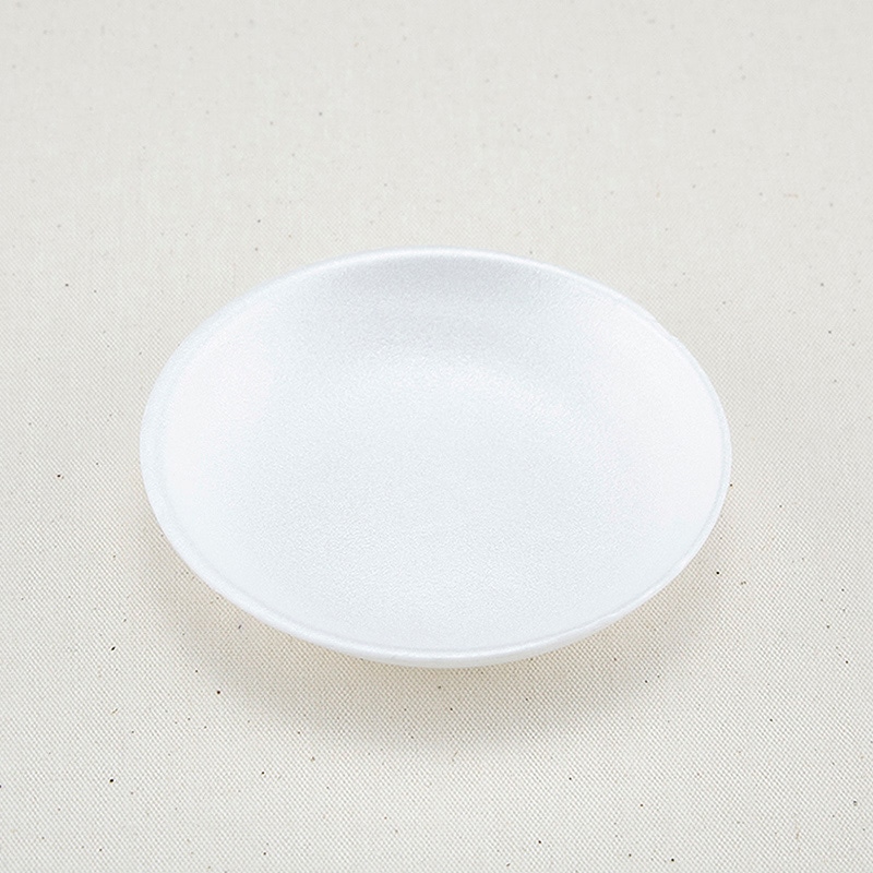 青葉紙業 発泡皿 こざら 100 白 225101 100枚/袋（ご注文単位24袋）【直送品】