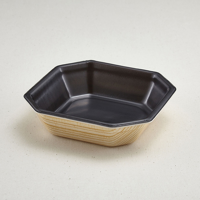 青葉紙業 弁当容器 本体 SB-15 耐熱もくめ内黒 230041 50個/袋（ご注文単位20袋）【直送品】