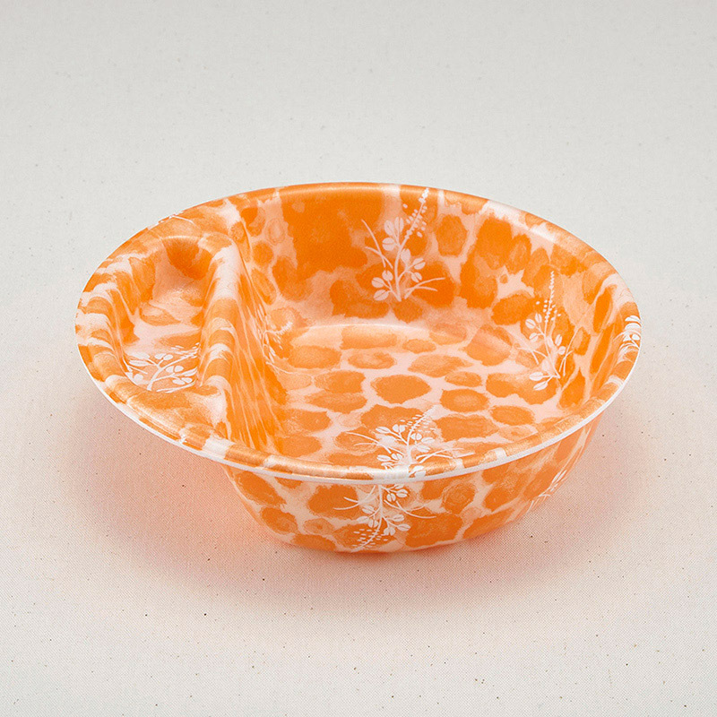 青葉紙業 弁当容器 本体 SB-18 オレンジはぎ 230096 50個/袋（ご注文単位16袋）【直送品】