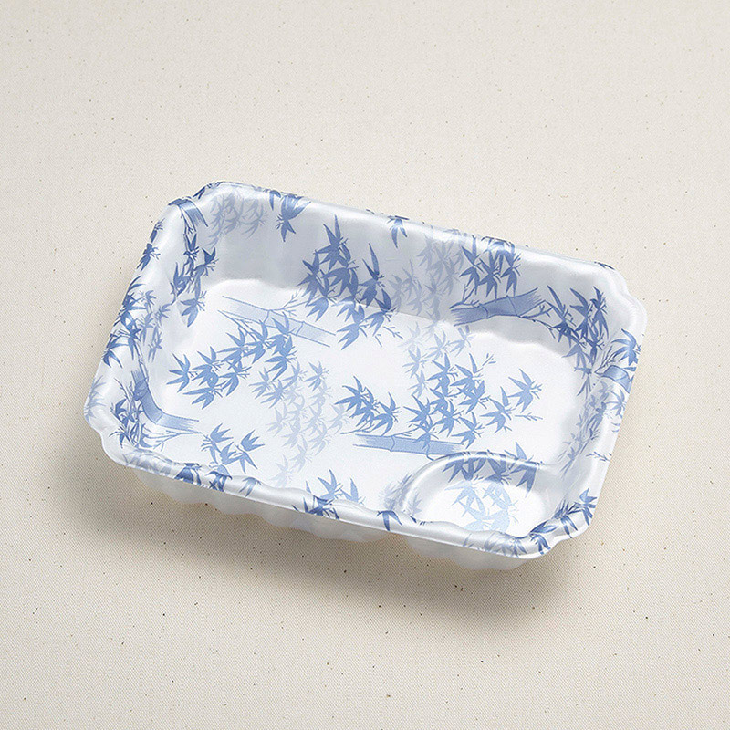 青葉紙業 刺身容器 かく皿 小 たけ 230612 100枚/袋（ご注文単位9袋）【直送品】