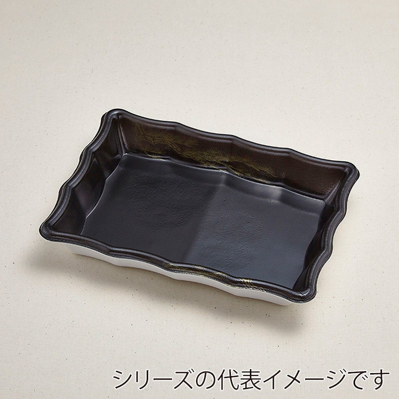 青葉紙業 刺身容器 なみざら 50 まつ 230829 50枚/袋（ご注文単位12袋）【直送品】