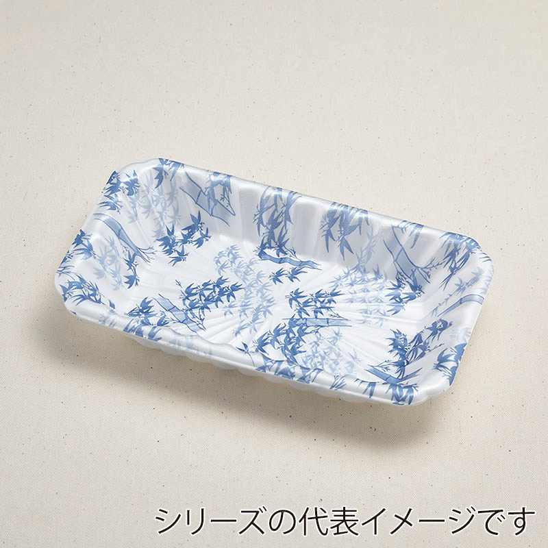 青葉紙業 刺身容器 長皿 5 たけ 233112 50枚/袋（ご注文単位14袋）【直送品】