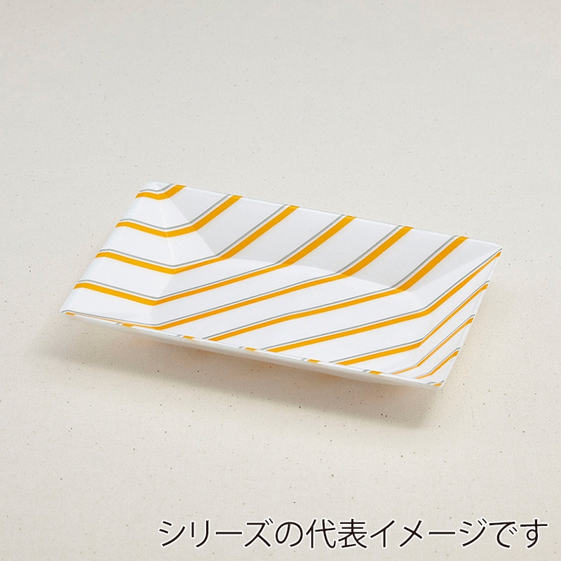 青葉紙業 刺身容器 ひらざら 本体 16 ストライプ 234211 50枚/袋（ご注文単位12袋）【直送品】