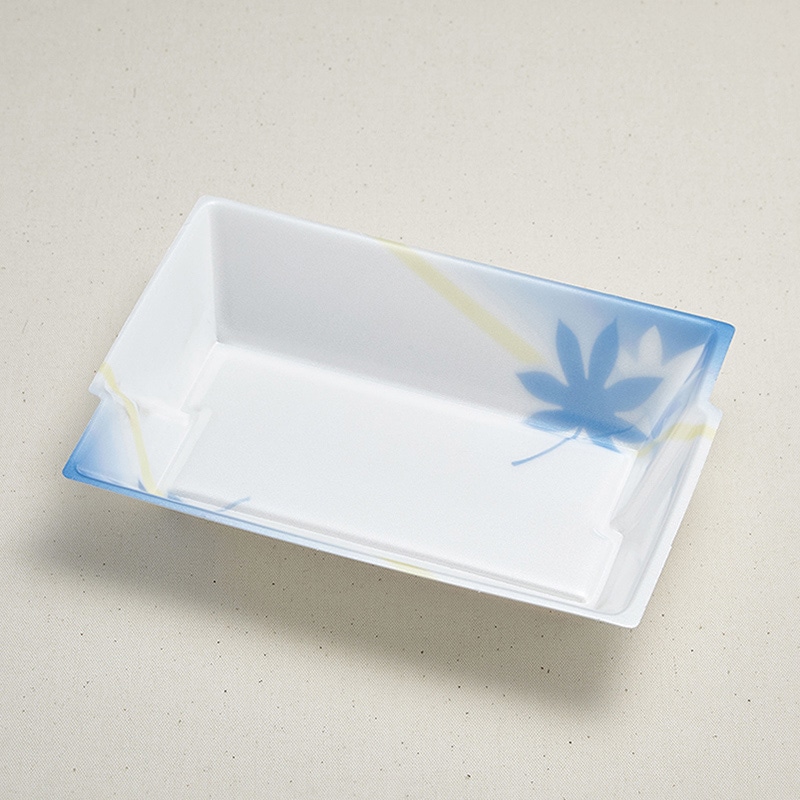 青葉紙業 刺身容器 もりざら 45 かえで 235080 50枚/袋（ご注文単位16袋）【直送品】