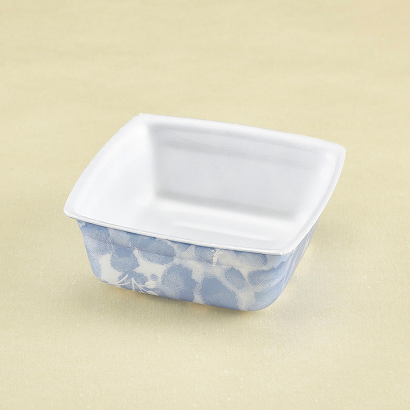 青葉紙業 惣菜容器 サラダカップ 本体 中 はぎ 240209 100枚/袋（ご注文単位12袋）【直送品】