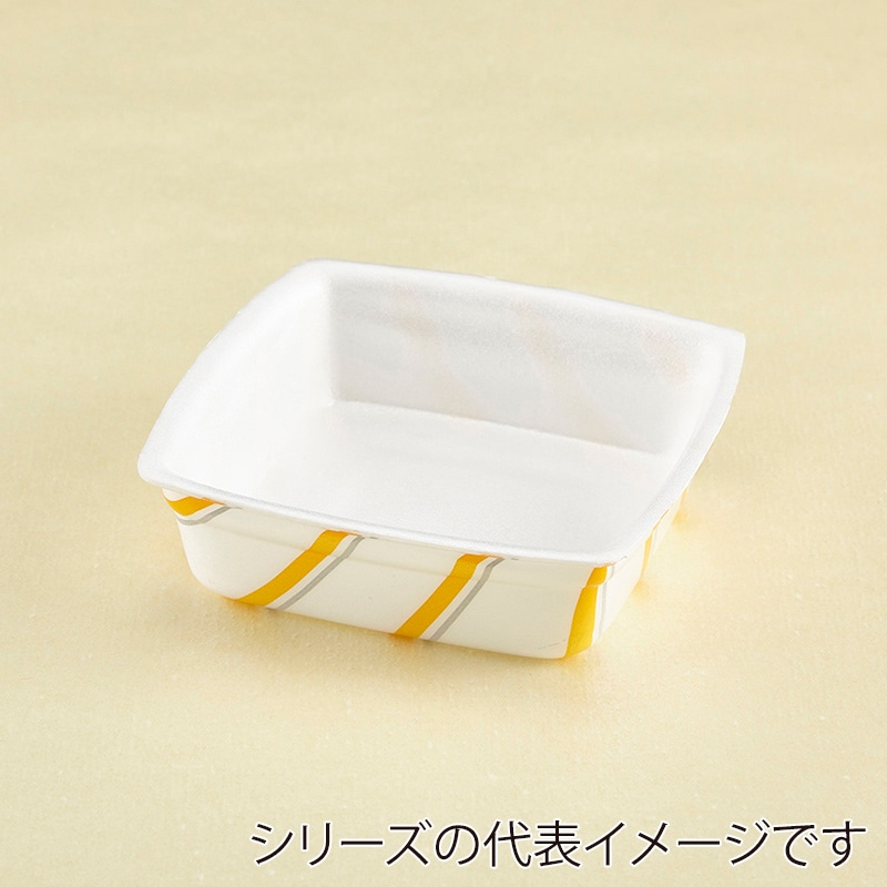 青葉紙業 惣菜容器 サラダカップ 本体 小 ストライプ 240311 100枚/袋（ご注文単位12袋）【直送品】