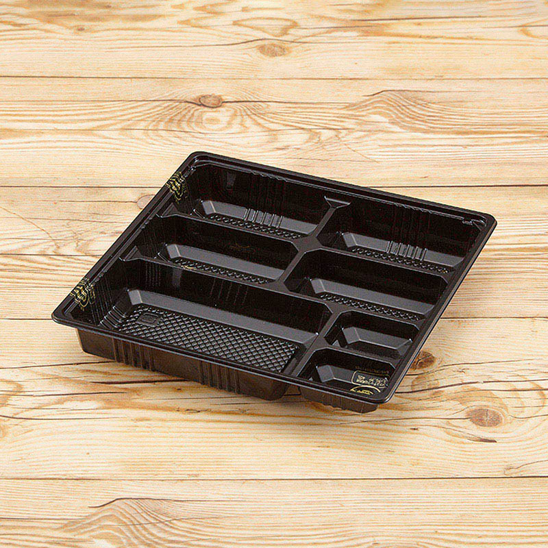 青葉紙業 弁当容器 本体 EA-75-75-B 247112 50枚/袋（ご注文単位12袋）【直送品】