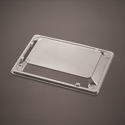 青葉紙業 弁当容器 透明蓋 EA-236 248002 50枚/袋（ご注文単位12袋）【直送品】