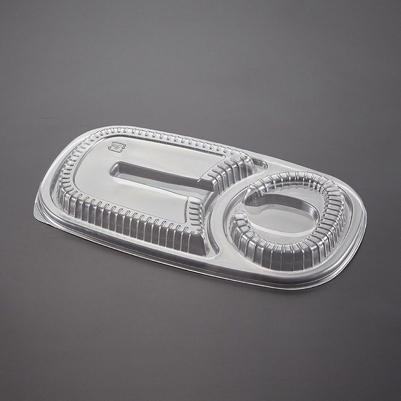 青葉紙業 カレー容器 蓋 大 透明 251330 50枚/袋（ご注文単位9袋）【直送品】