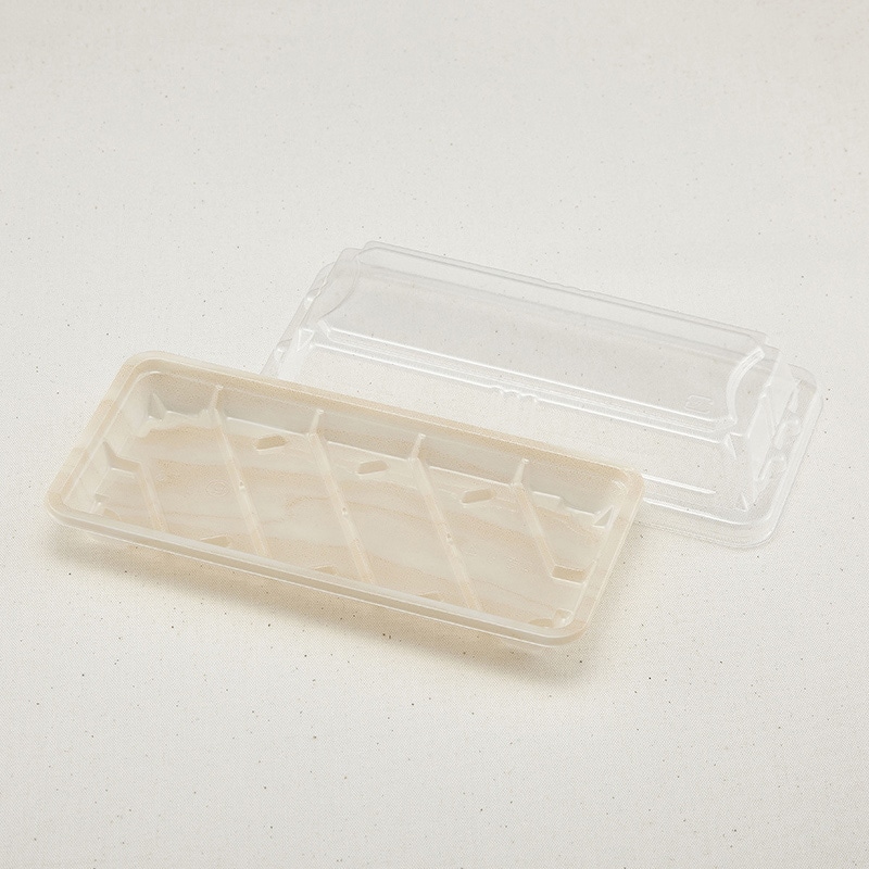 青葉紙業 寿司容器 にぎり 本体・透明蓋セット 4 いため 255411 50セット/袋（ご注文単位16袋）【直送品】