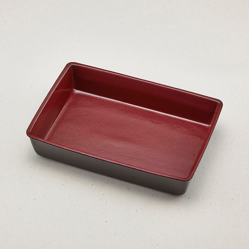 青葉紙業 寿司容器 すし折 本体 7寸 くろ内赤 265303 50個/袋（ご注文単位12袋）【直送品】