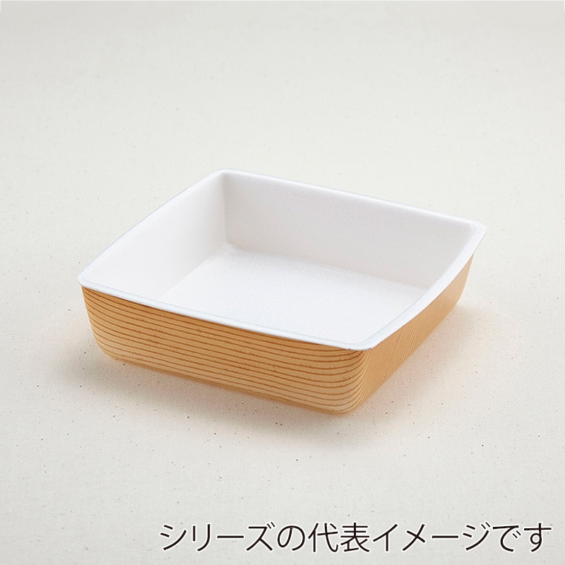 青葉紙業 折箱容器 角折 本体 40 新もくめ 内白 270007 50個/袋（ご注文単位18袋）【直送品】