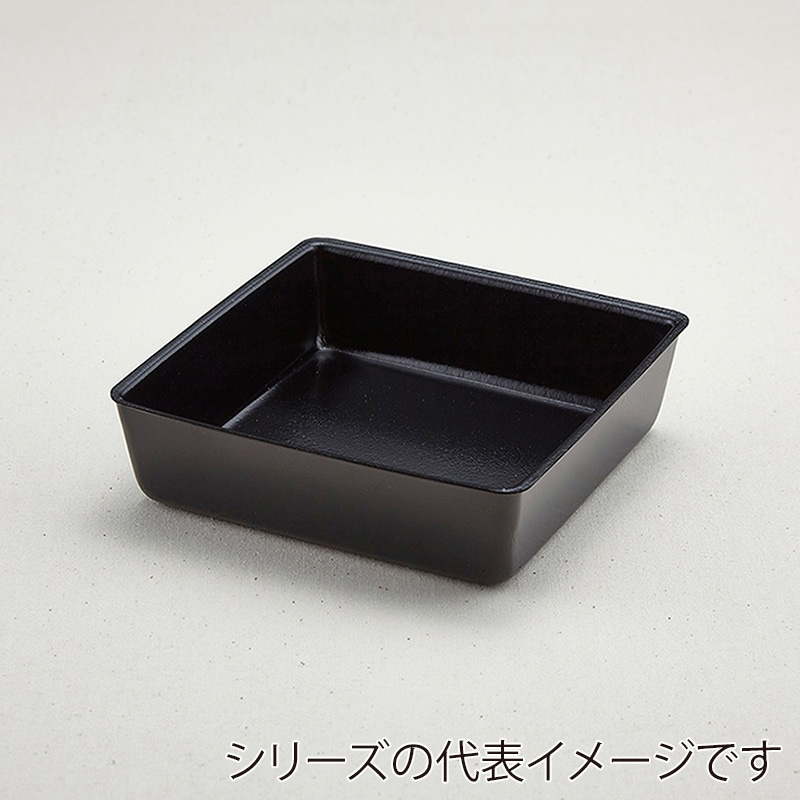 青葉紙業 折箱容器 角折 本体 45 くろ 271002 50個/袋（ご注文単位12袋）【直送品】