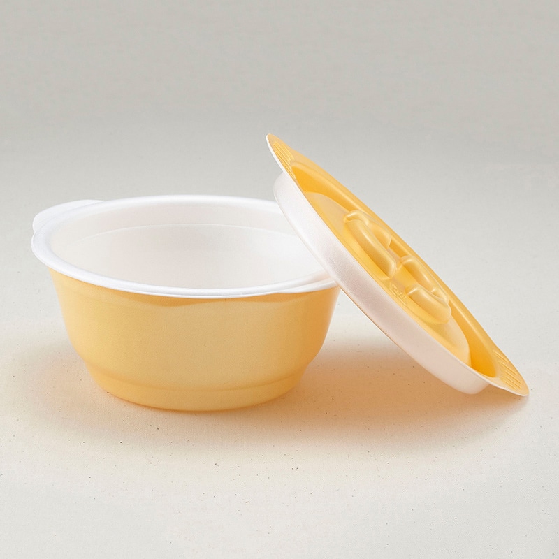 青葉紙業 丼容器 本体・蓋セット KD-170 金茶 272077 40セット/袋(ご注文単位6袋)【直送品】