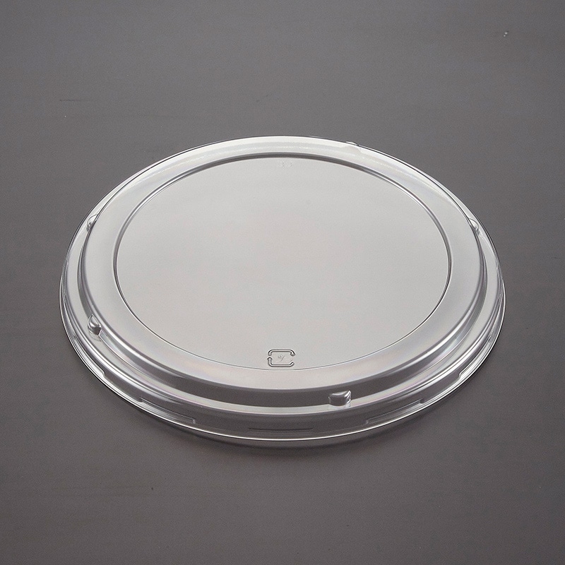 青葉紙業 麺容器 めん重 平蓋 透明 220537 50枚/袋（ご注文単位9袋）【直送品】