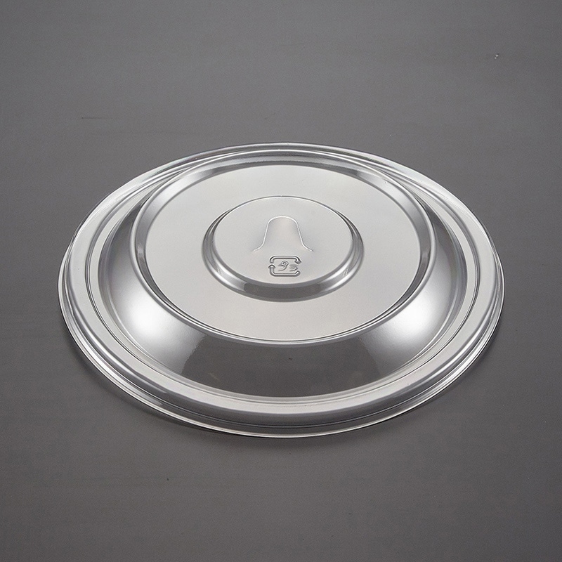 青葉紙業 麺容器 でかどん 蓋 透明 U字孔 222133 50枚/袋（ご注文単位9袋）【直送品】