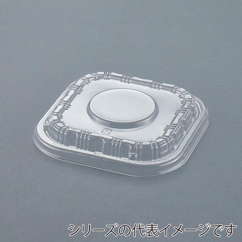 青葉紙業 丼容器 どん重 蓋 透明 高 220237 50枚/袋（ご注文単位16袋）【直送品】