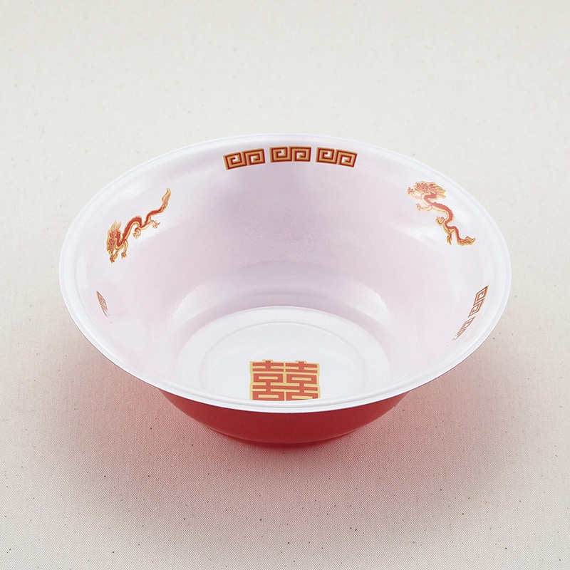 青葉紙業 麺容器 ラーメン 本体 中浅 中華外赤 221865 50個/袋(ご注文単位18袋)【直送品】