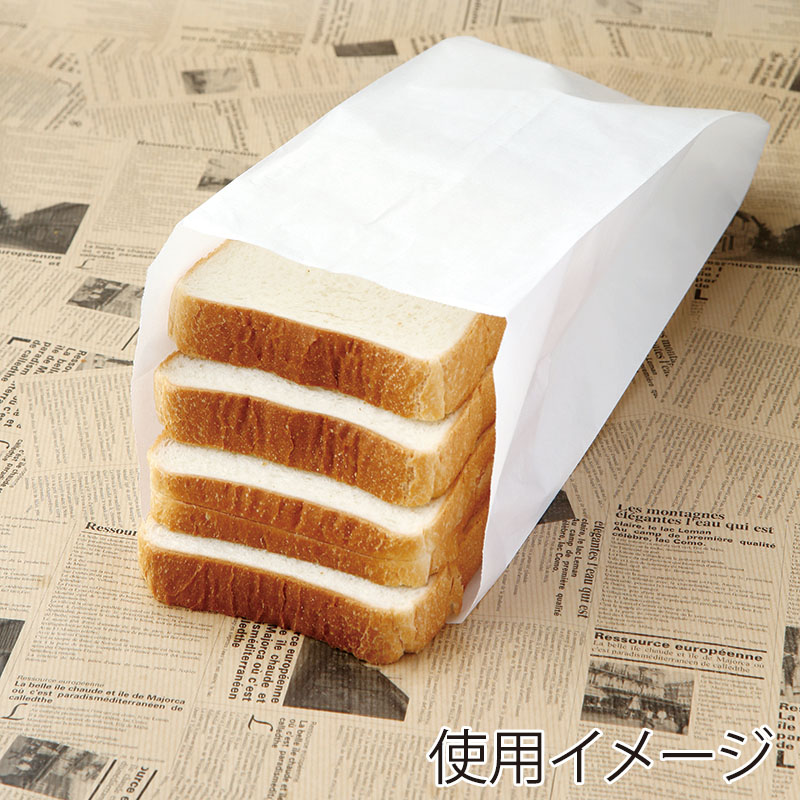 大阪ポリヱチレン販売 パン袋 焼きたてパン1斤 No.133 100枚/袋