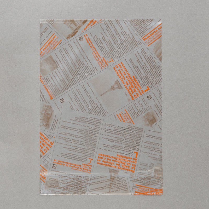 大阪ポリエチレン販売株式会社 IP袋 ヨーロピアン 底マチ オレンジ茶 8941 100枚/袋(ご注文単位10袋)【直送品】