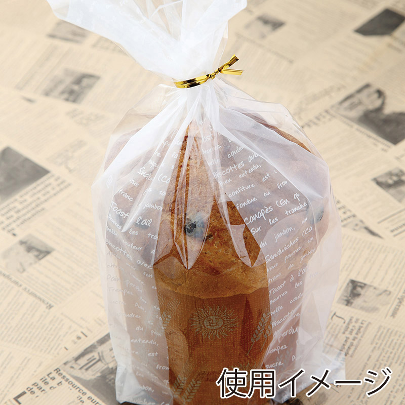 大阪ポリエチレン販売株式会社 IP袋 レシピ柄 LOOK 8943 100枚/袋(ご注文単位10袋)【直送品】