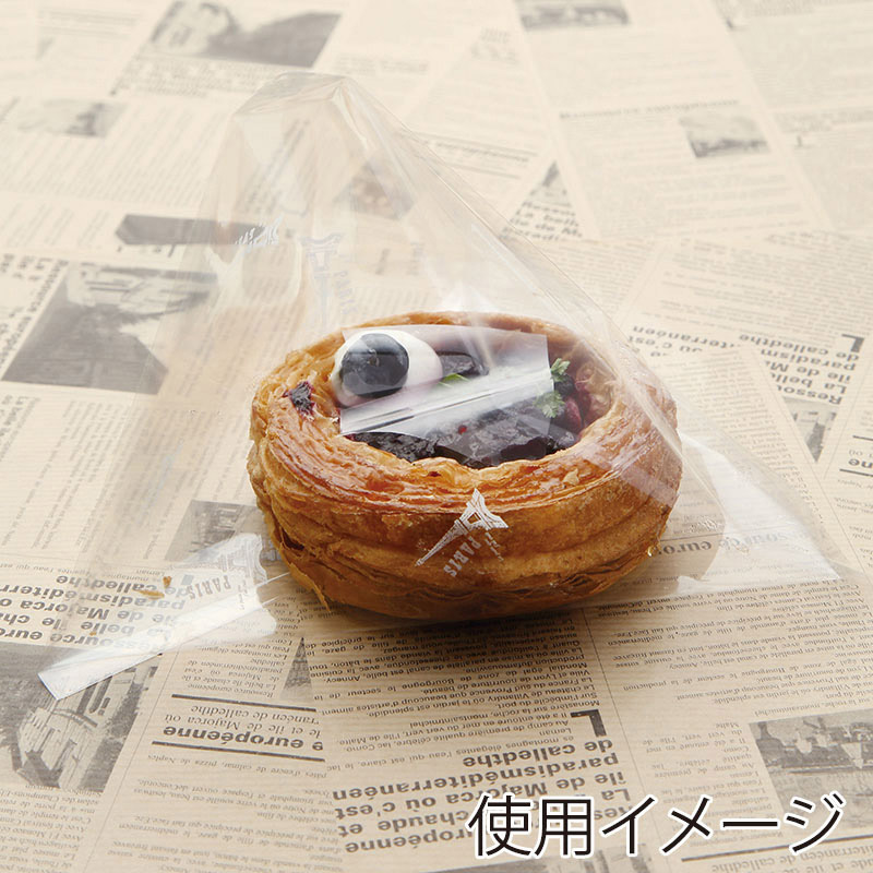 大阪ポリエチレン販売株式会社 OP袋 パリス柄 8927 1000枚/包(ご注文単位1包)【直送品】