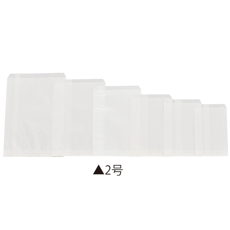 大阪ポリエチレン販売株式会社 純白平袋　2号  516 2000枚/包（ご注文単位1包）【直送品】