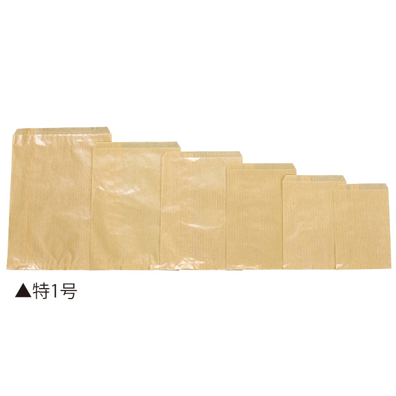 大阪ポリエチレン販売株式会社 無地規格紙袋 茶筋 特1号 8952 2000枚/箱(ご注文単位1箱)【直送品】