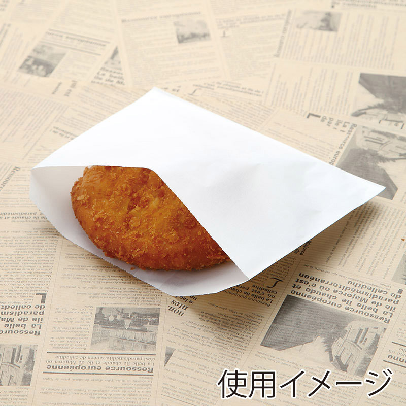 大阪ポリエチレン販売株式会社 油紙レジ用 小 No.69 7872 1000枚/包(ご注文単位1包)【直送品】